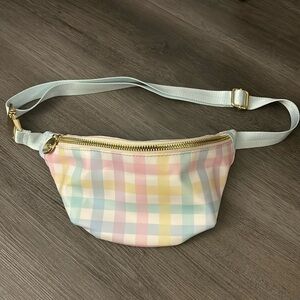 Stoney Clover Lane Rainbow Gingham Fanny Pack